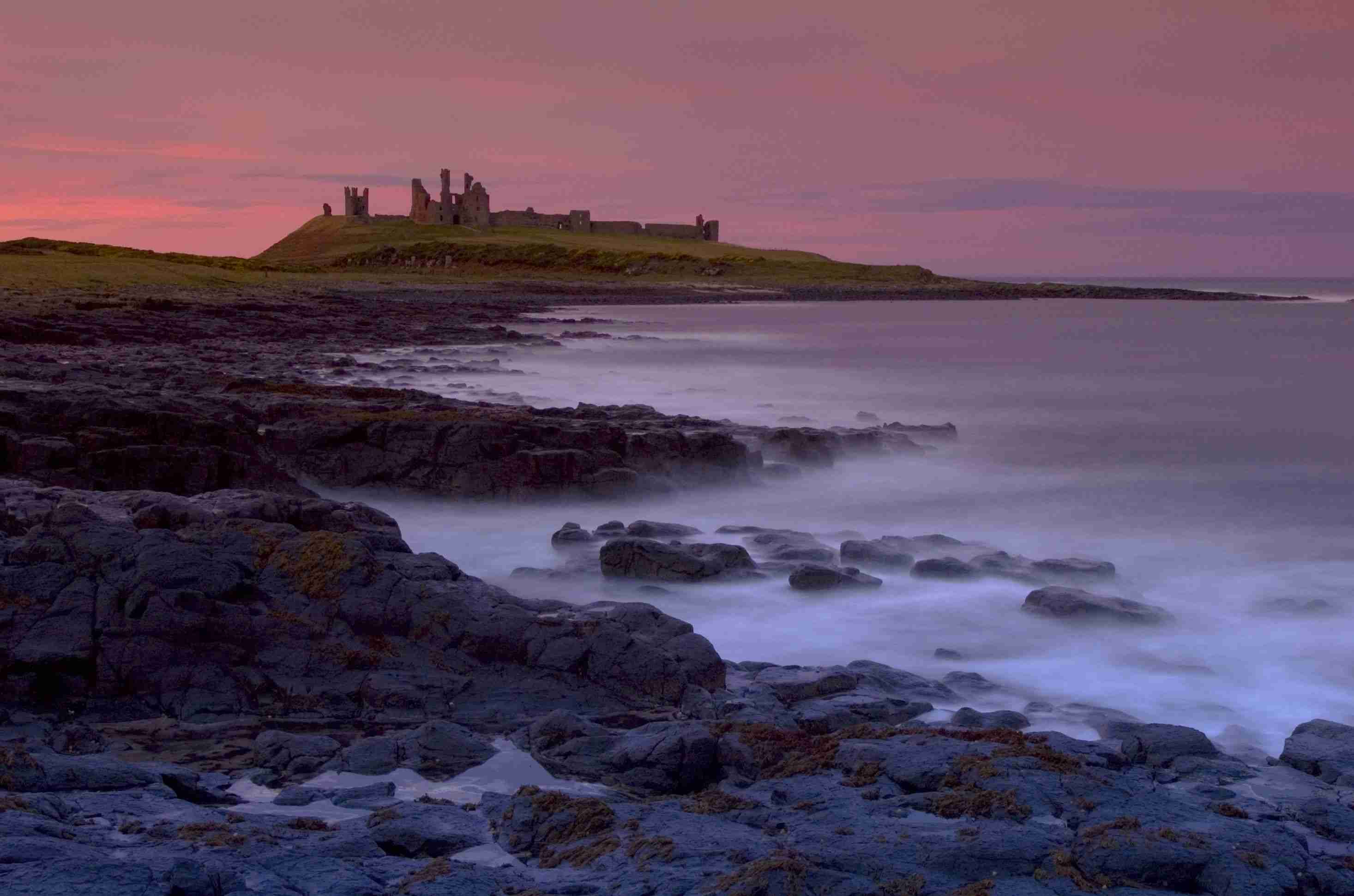 Dunstanburgh Castle at Sunset 2