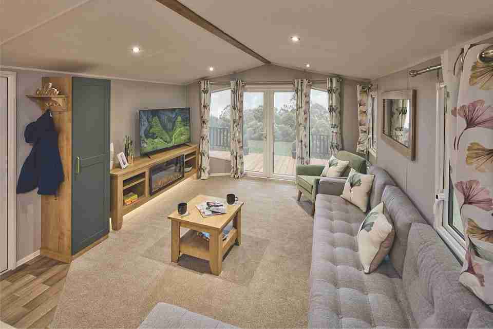 lounge view from kitchen - Front Patio Doors